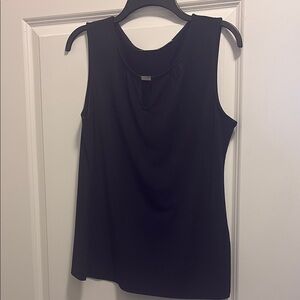 New York & Company Black Sleeveless Tank Top